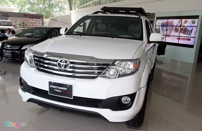 top 10 xe ban chay toyota fortuner