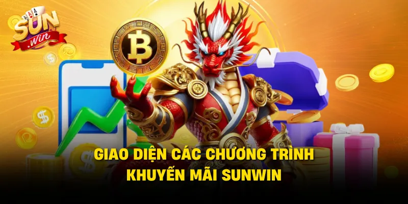 Giao diện các chương trình khuyến mãi SUNWIN