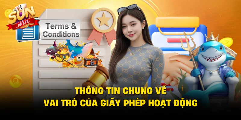 Thông tin chung về vai trò của giấy phép hoạt động